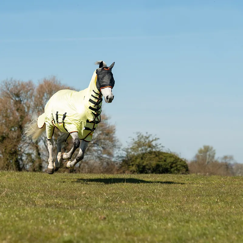 Equilibrium Field Relief Combo Neck Fly Rug - Yellow/Black-10